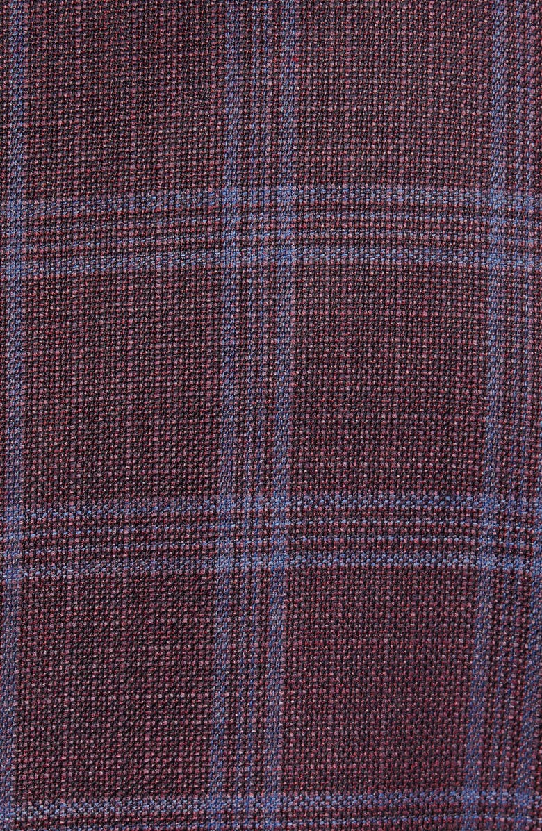 Ted Baker London Konan Trim Fit Plaid Wool Sport Coat, Alternate, color, 