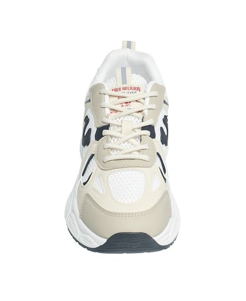 True Religion Ladies Trina Sneaker In Beige Multi