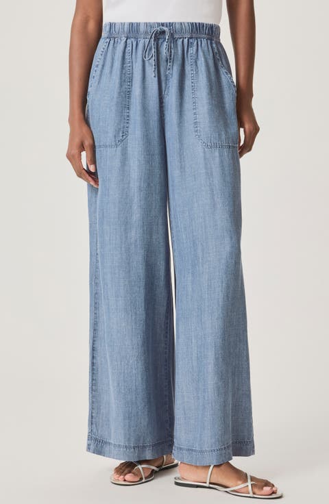 Angie Indigo Palazzo Pants
