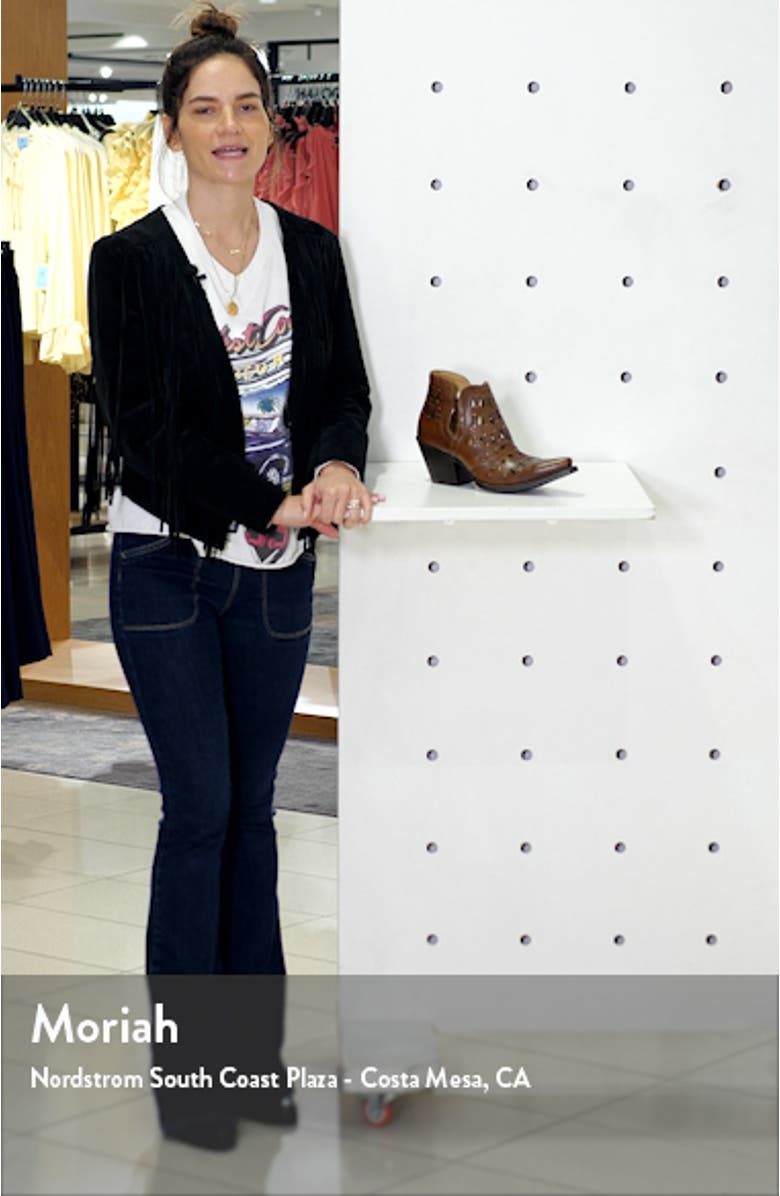 Dixon Perforated Studded Bootie, sales video thumbnail