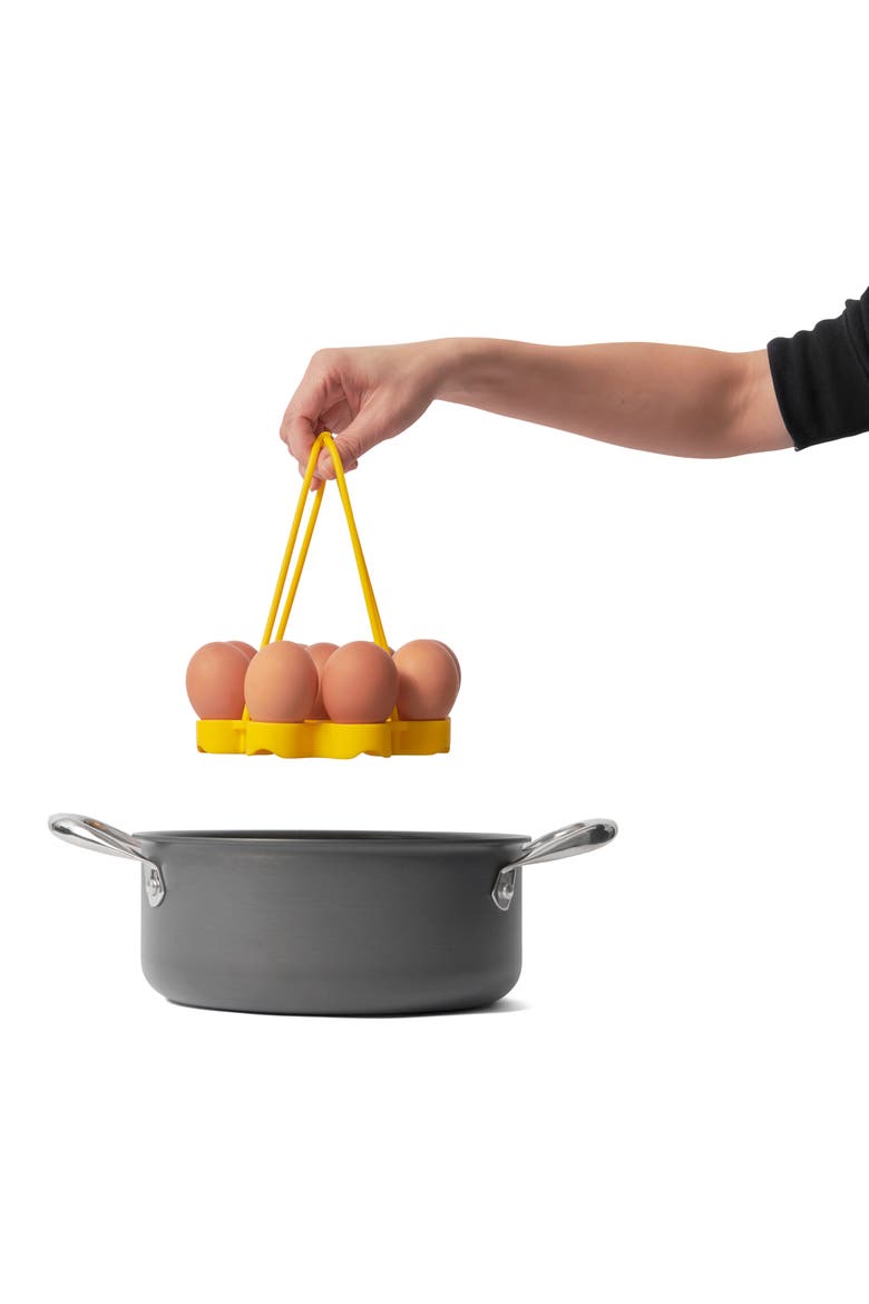 Silicone Egg Rack, Alternate, color, Yellow