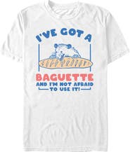 Lost Gods Men's Lost Gods Opossum Baguette Drawing Graphic T-Shirt