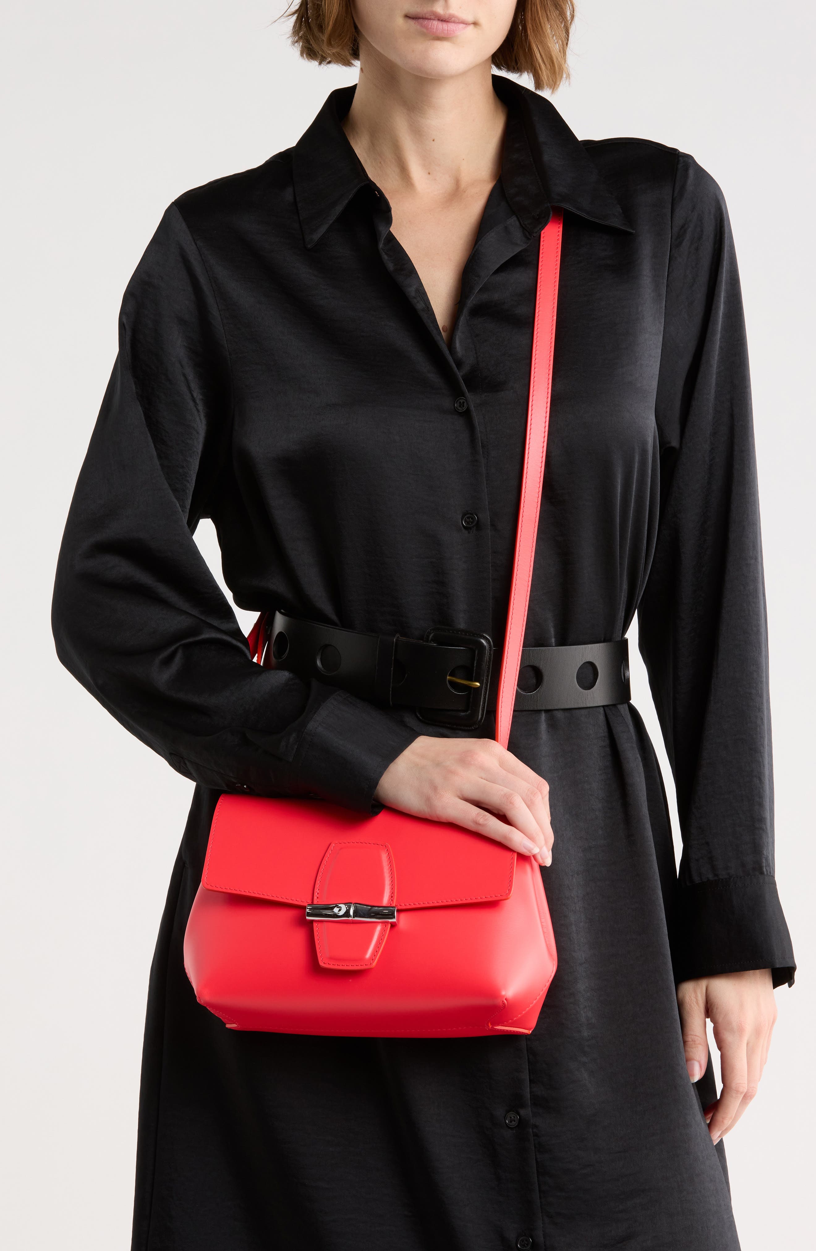 Longchamp Ro Box Large Crossbody Bag, Alternate, color, 