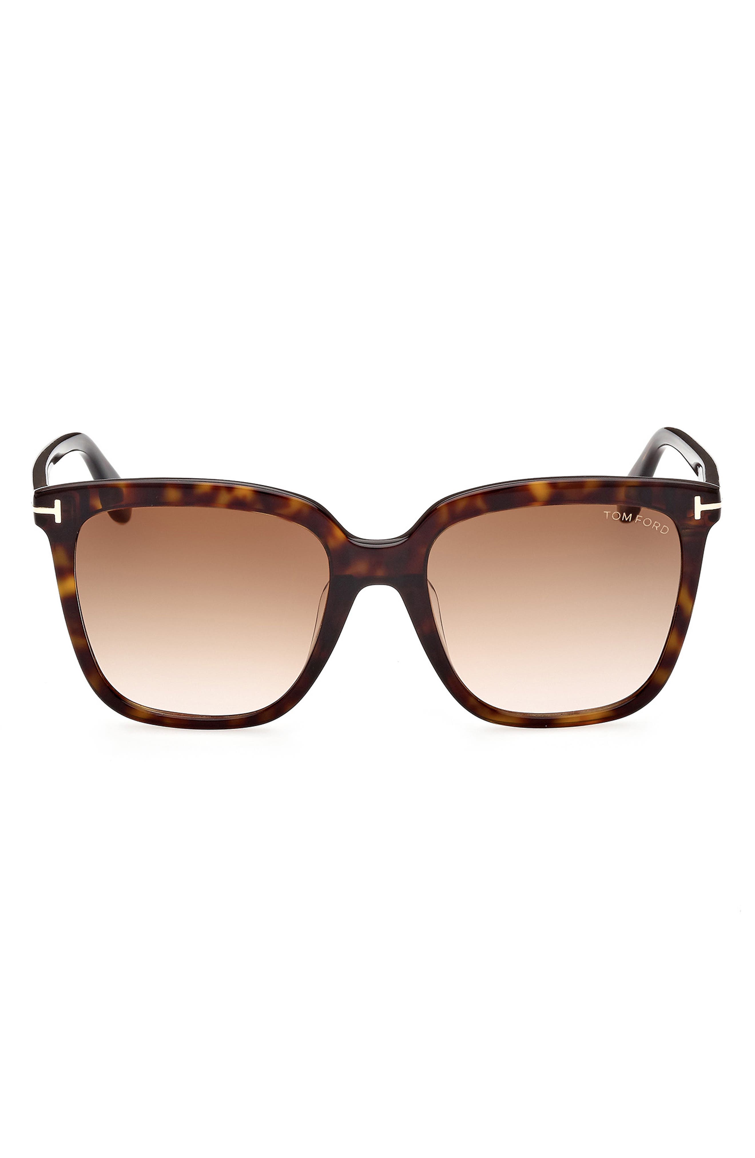TOM FORD 55mm Butterfly Sunglasses