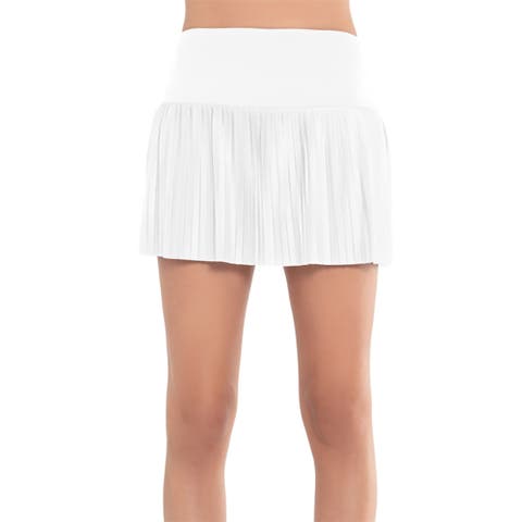 Pleated 14.5 inch Womens Tennis Skirt