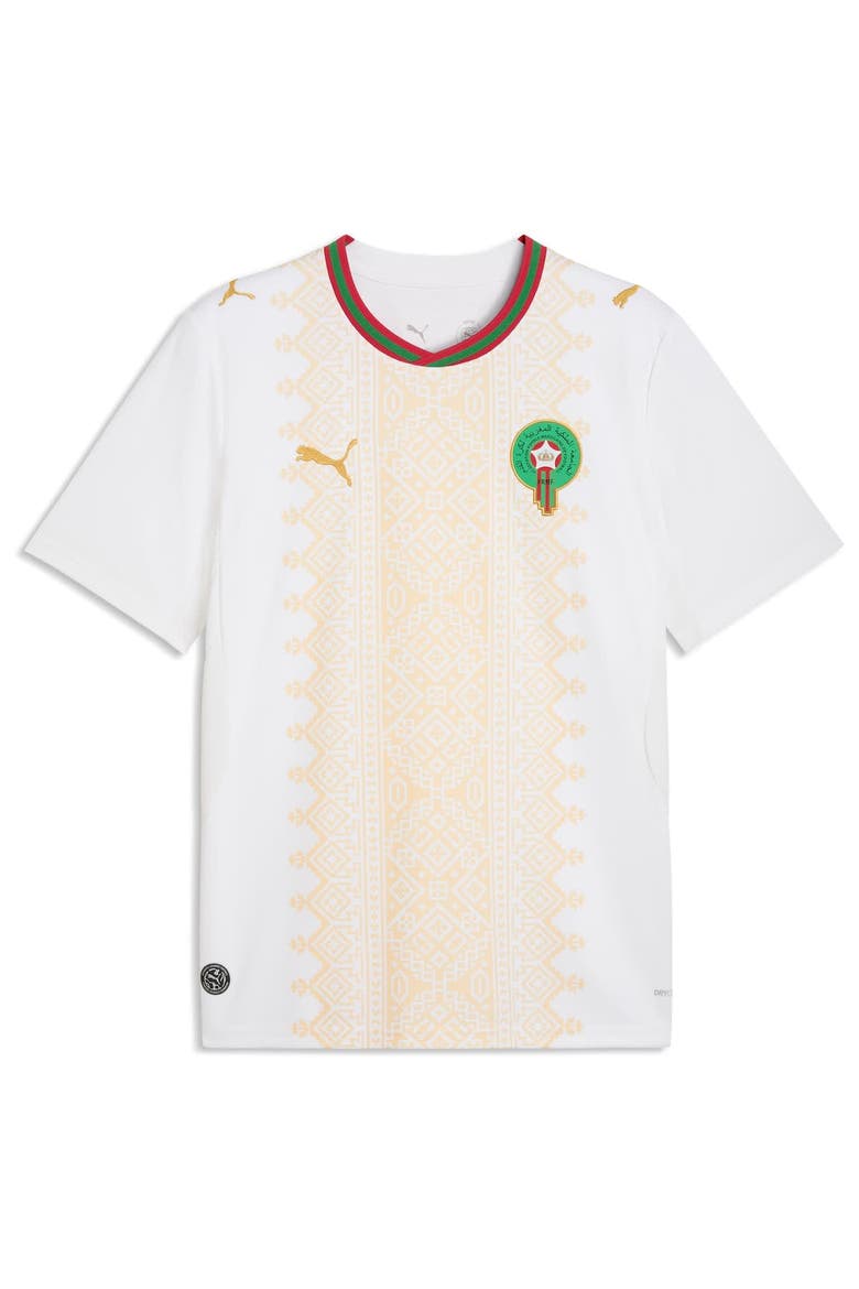 Men's Puma  White Morocco National Team 2026 Away Replica Jersey, Alternate, color, White