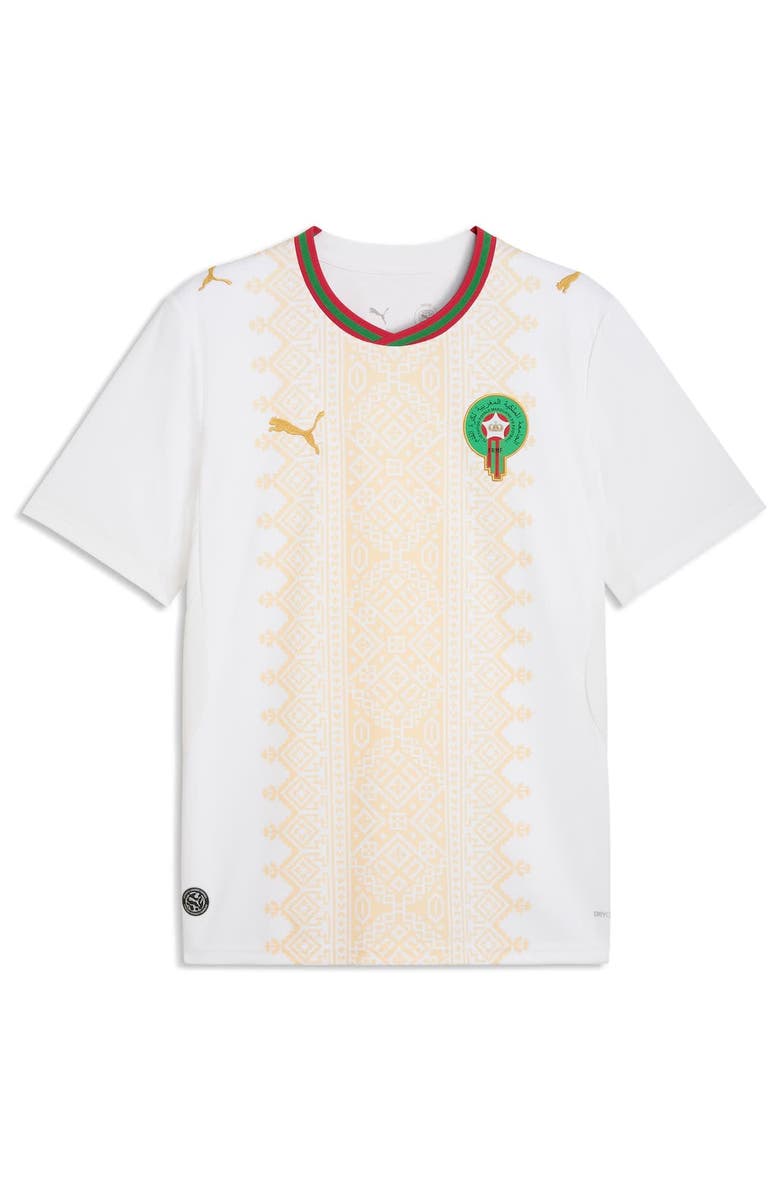 PUMA Men's Puma  White Morocco National Team 2026 Away Replica Jersey, Alternate, color, White