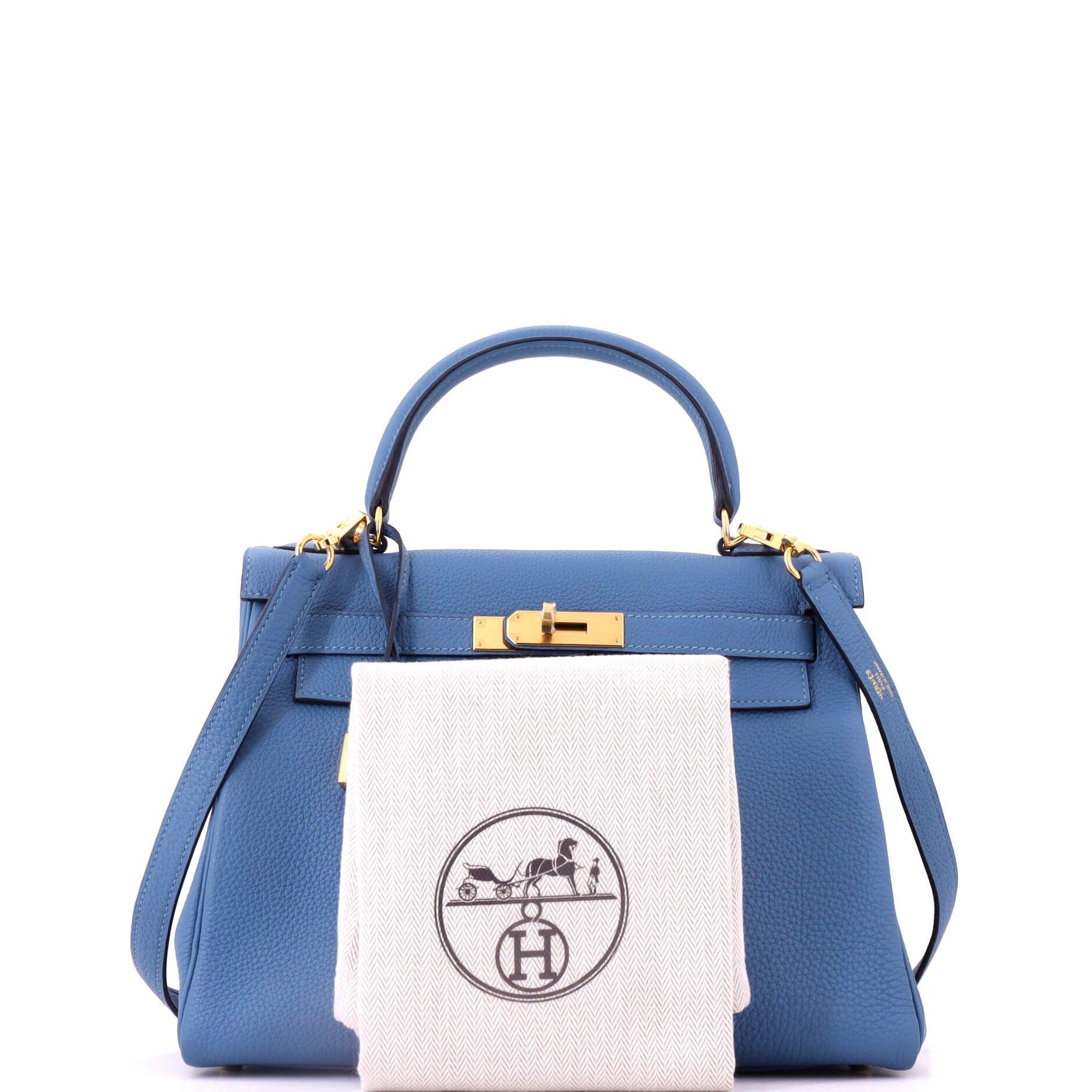 Kelly Handbag Blue Togo with Gold Hardware 28, Alternate, color, Blue