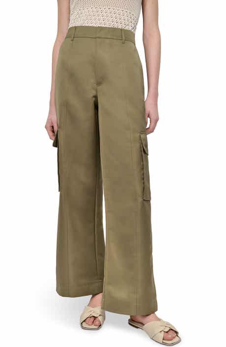 DKNY Jeans High Waist Wide Leg Cargo Pants