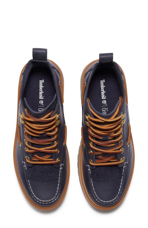 Timberland Stone Street Platform Hiking Boot In Blue