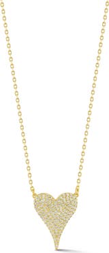 SPHERA MILANO Cubic Zirconia Heart Pendant Necklace