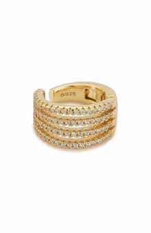 Multi Row Cubic Zirconia Ear Cuff