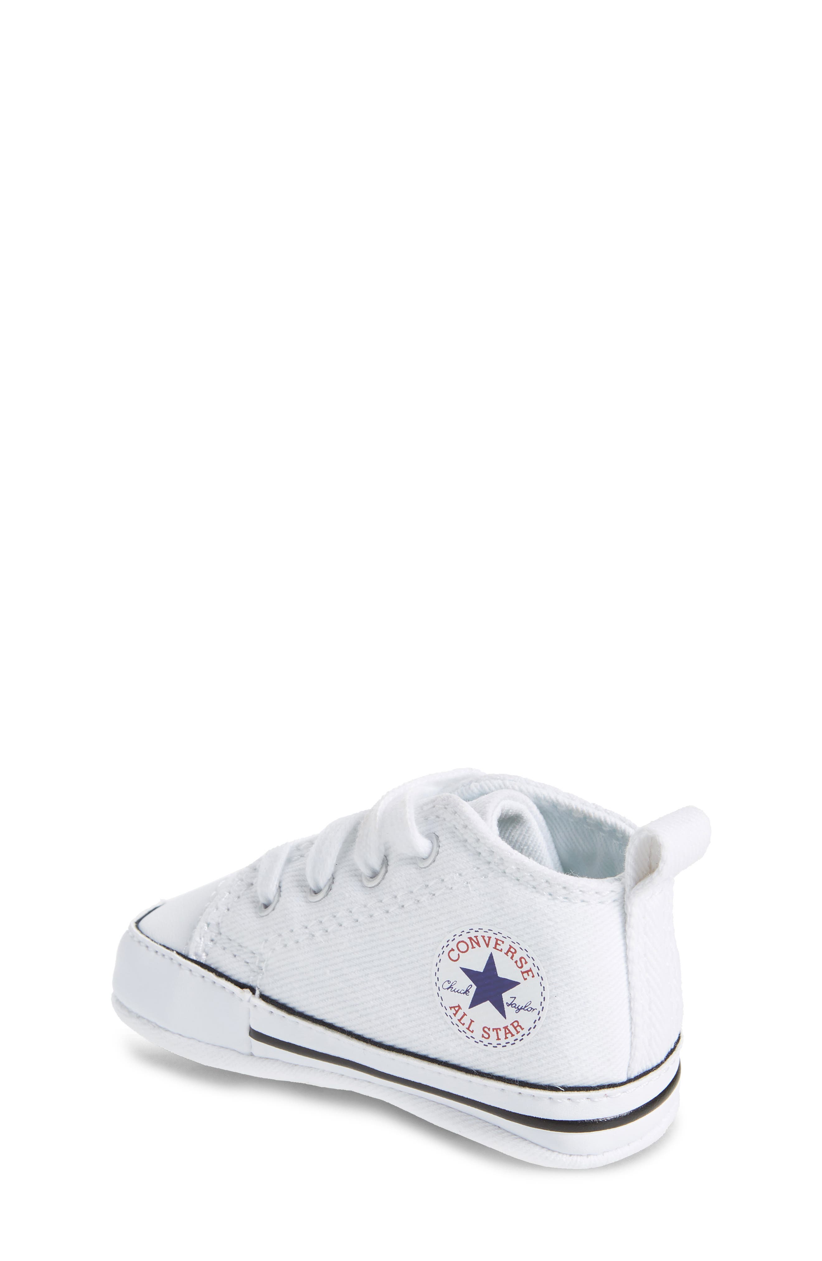 Converse Chuck Taylor<sup>®</sup> Crib Sneaker, Alternate, color, 