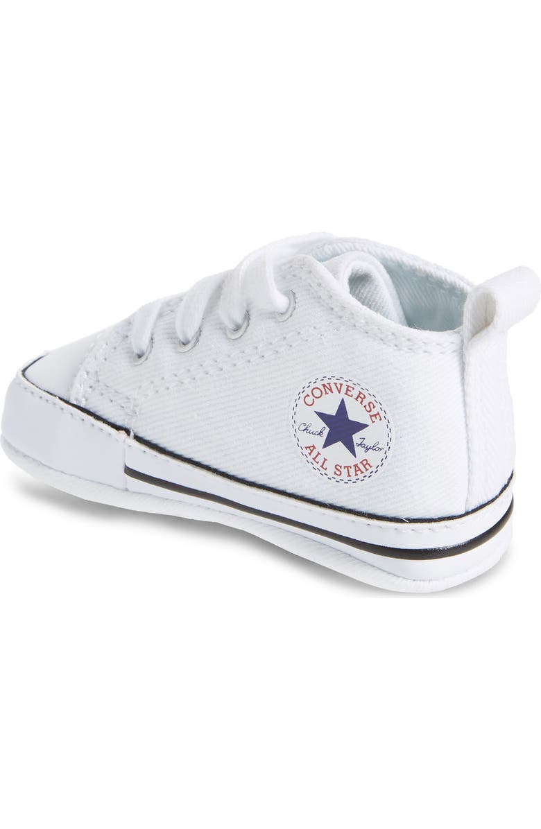 Converse Chuck Taylor<sup>®</sup> Crib Sneaker, Alternate, color,