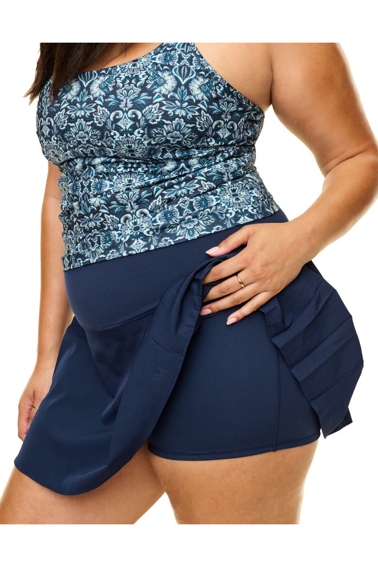 Birdie Lotus High Rise Active Skort, Alternate, color, Dark blue