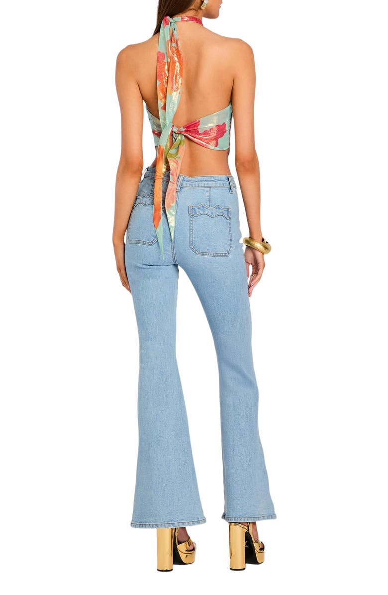 Retrofête Callie Silk Top, Alternate, color, 