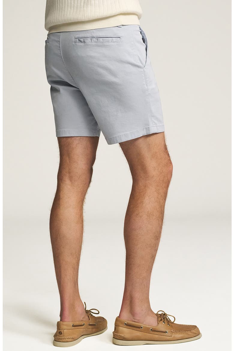 Hampton Slim Fit Twill Chino Shorts, Alternate, color, LIGHT BLUE TWILL