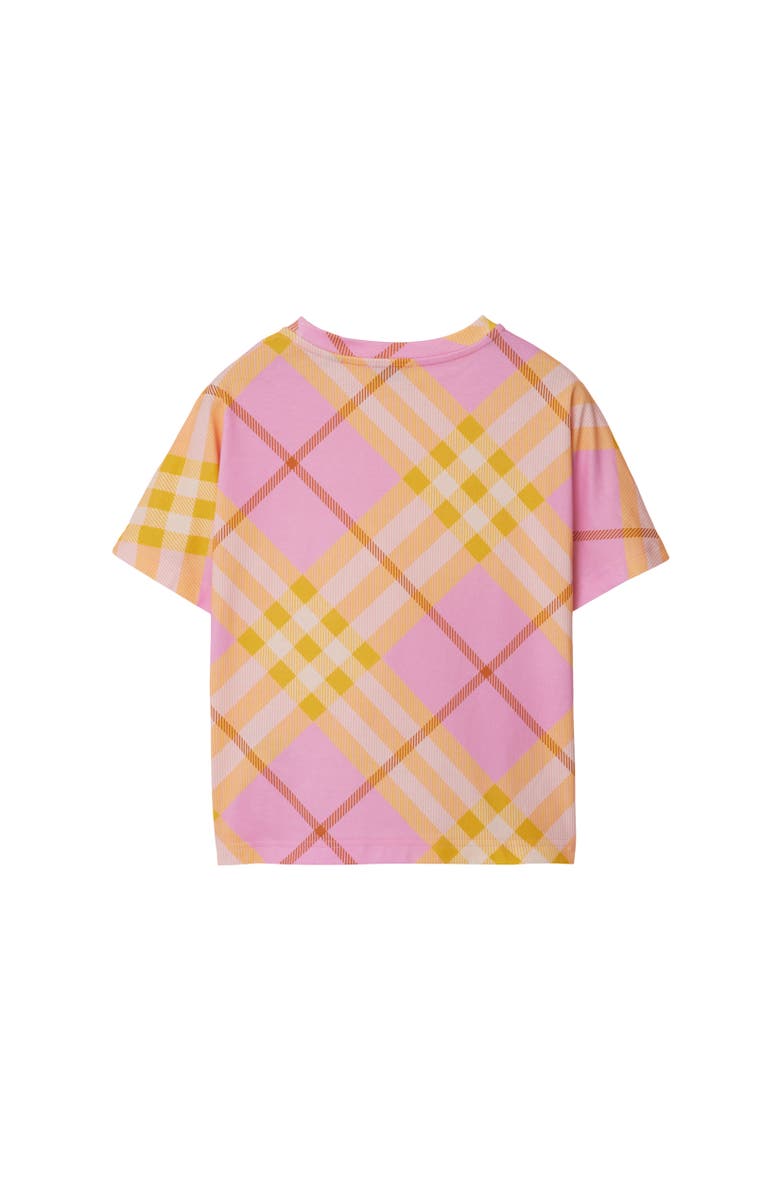 Burberry Check Cotton T-shirt, Alternate, color, 