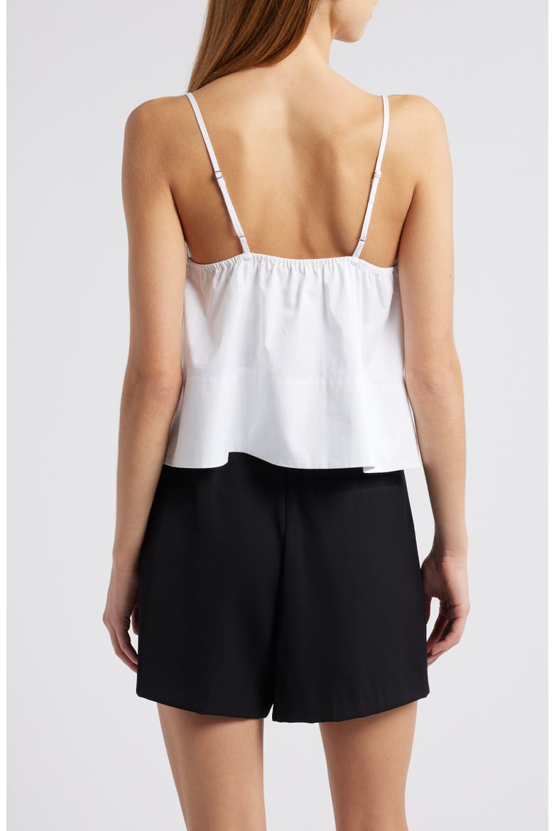 The Maayan Cotton Camisole, Alternate, color, OPTIC WHITE