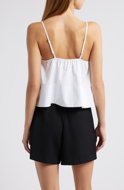 Solid & Striped The Maayan Cotton Camisole In Optic White