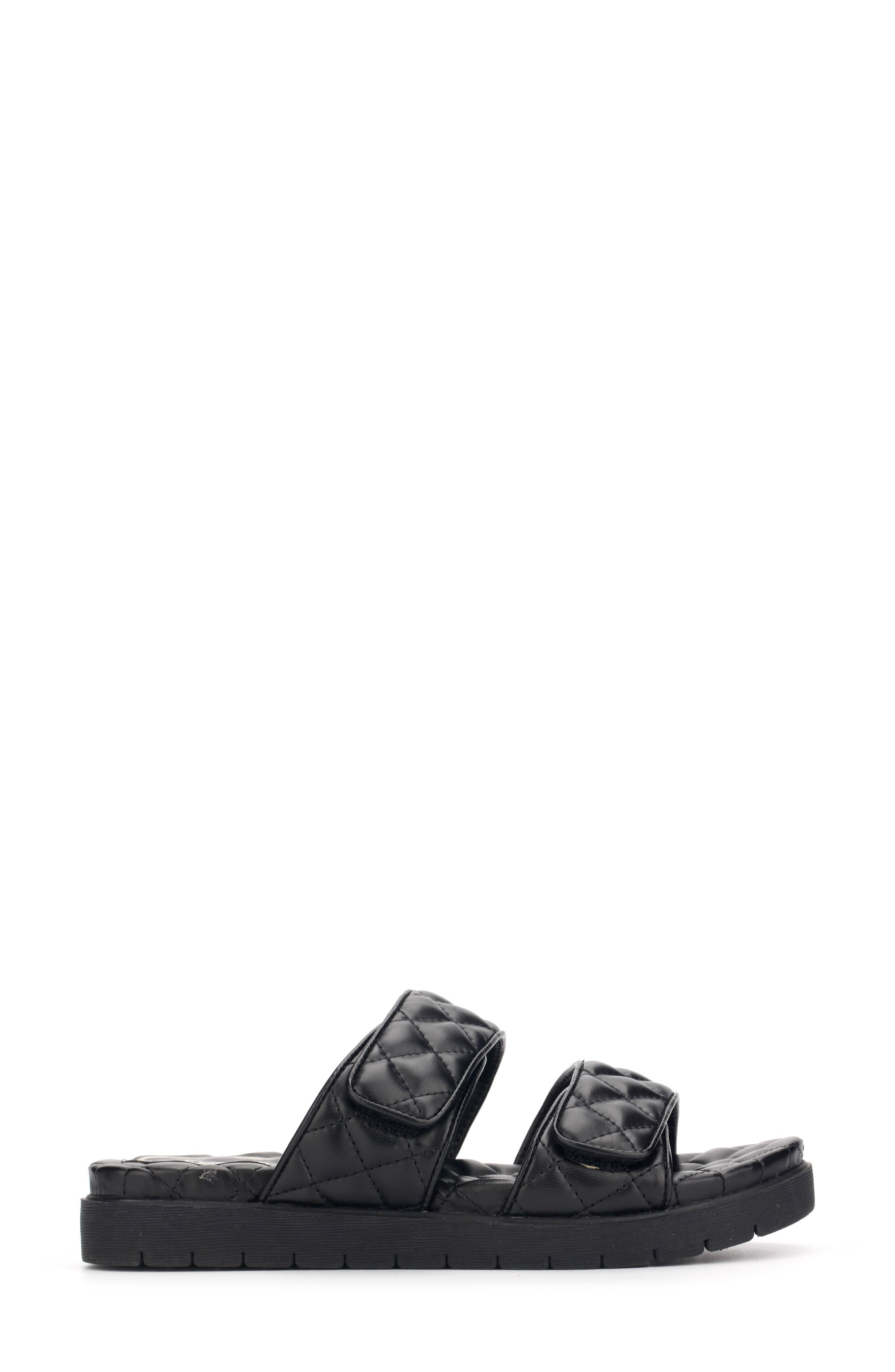 Reeves Slide Sandal, Alternate, color, BLACK