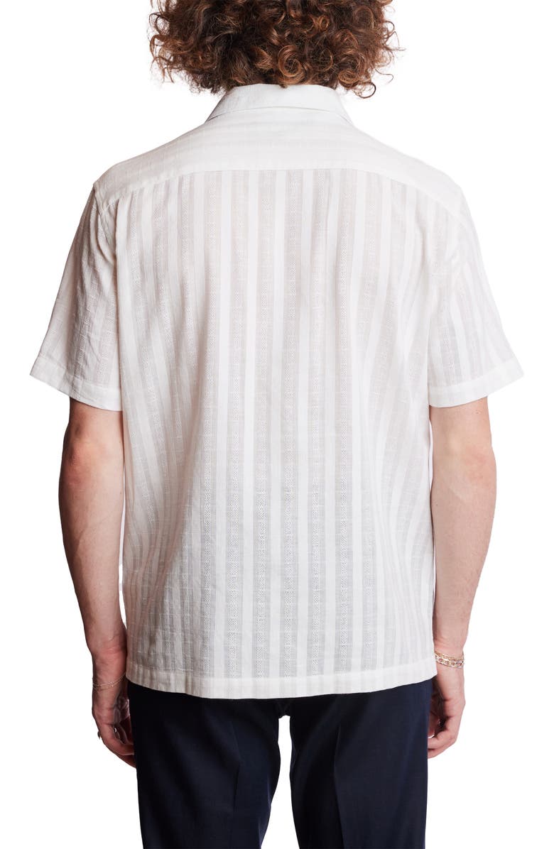 PAISLEY & GRAY Embroidered Cotton Camp Shirt, Alternate, color,