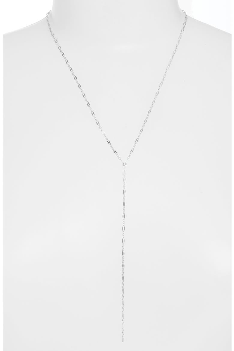 Phoebe Y-Necklace, Main, color, SILVER