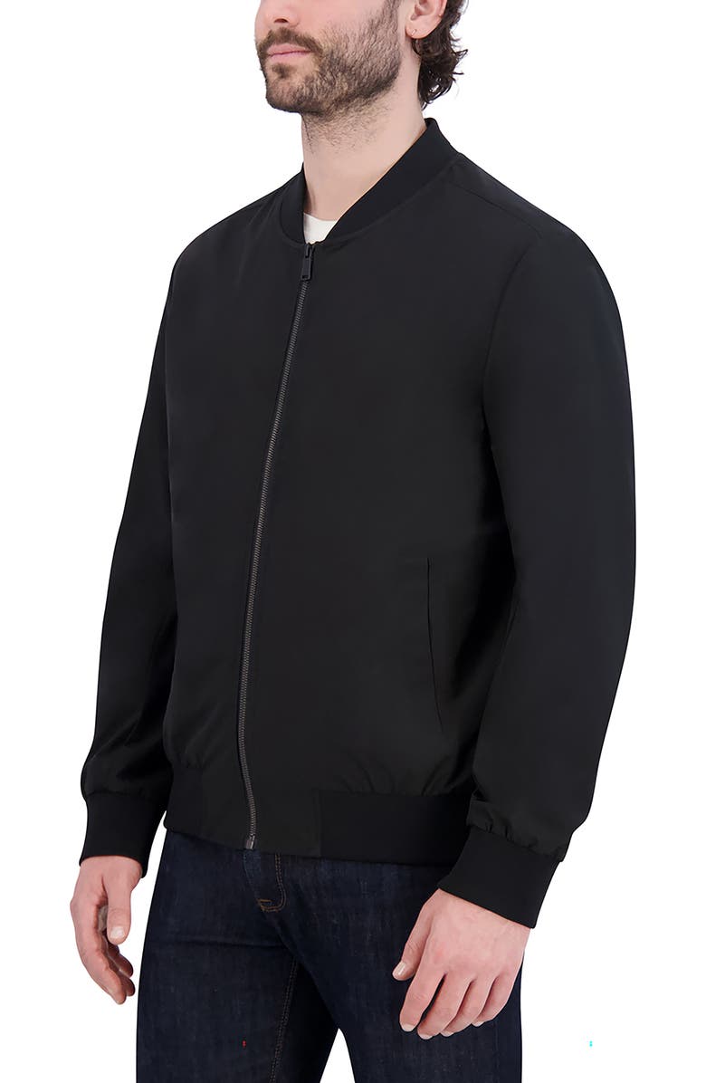 Cole Haan Bomber Jacket, Alternate, color, Black