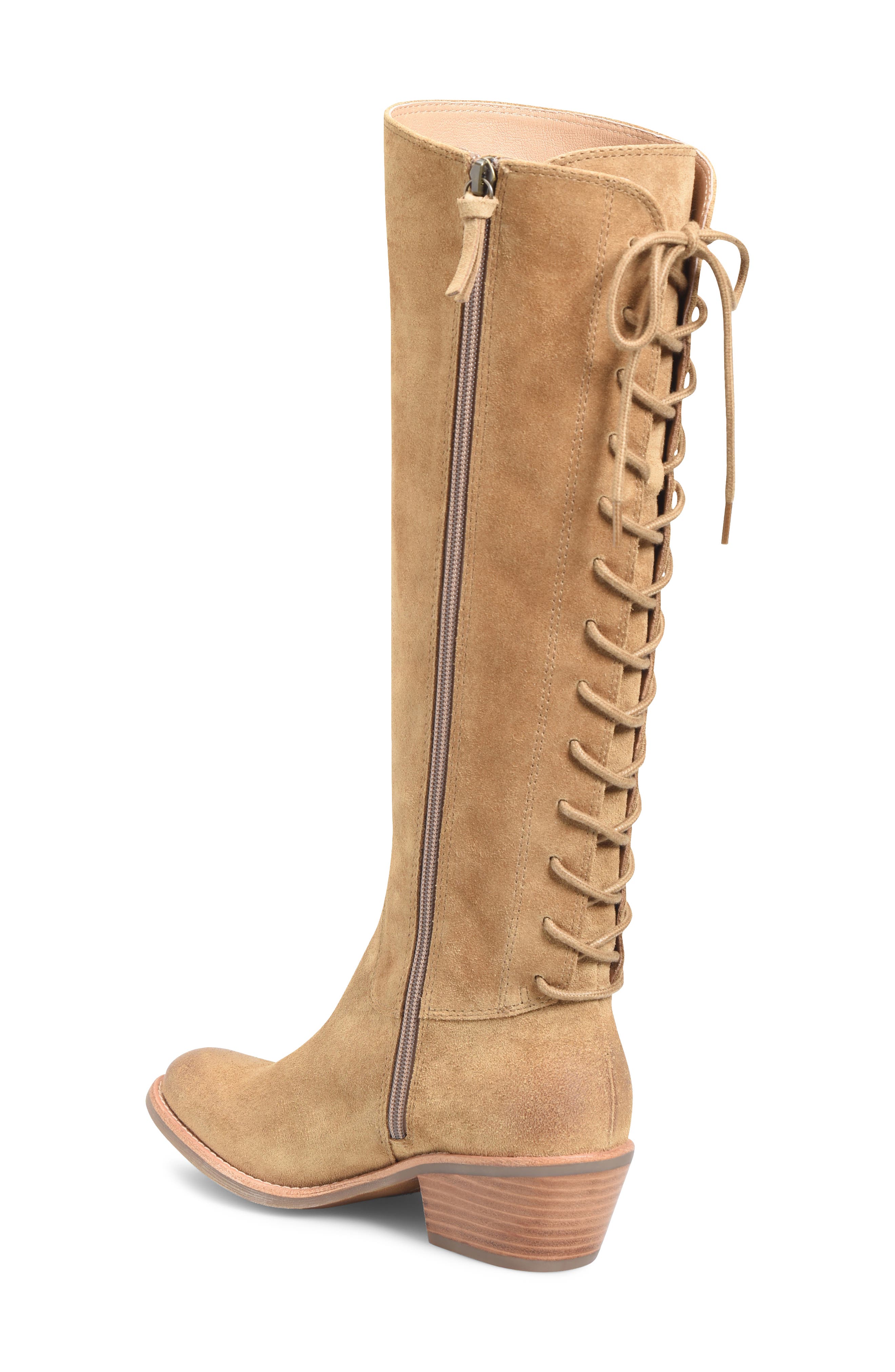Sharnell Water Resistant Knee High Boot, Alternate, color, HAZELWOOD