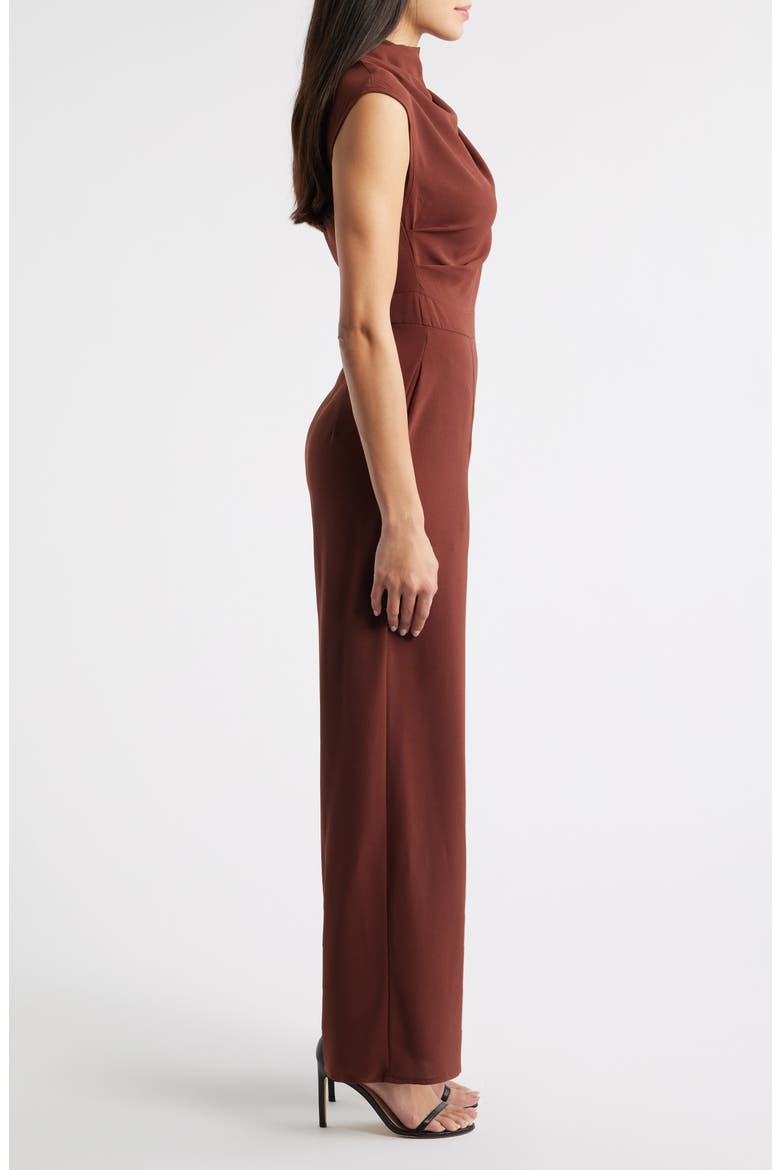 Lilou Wide Leg Jumpsuit, Alternate, color, BROWN
