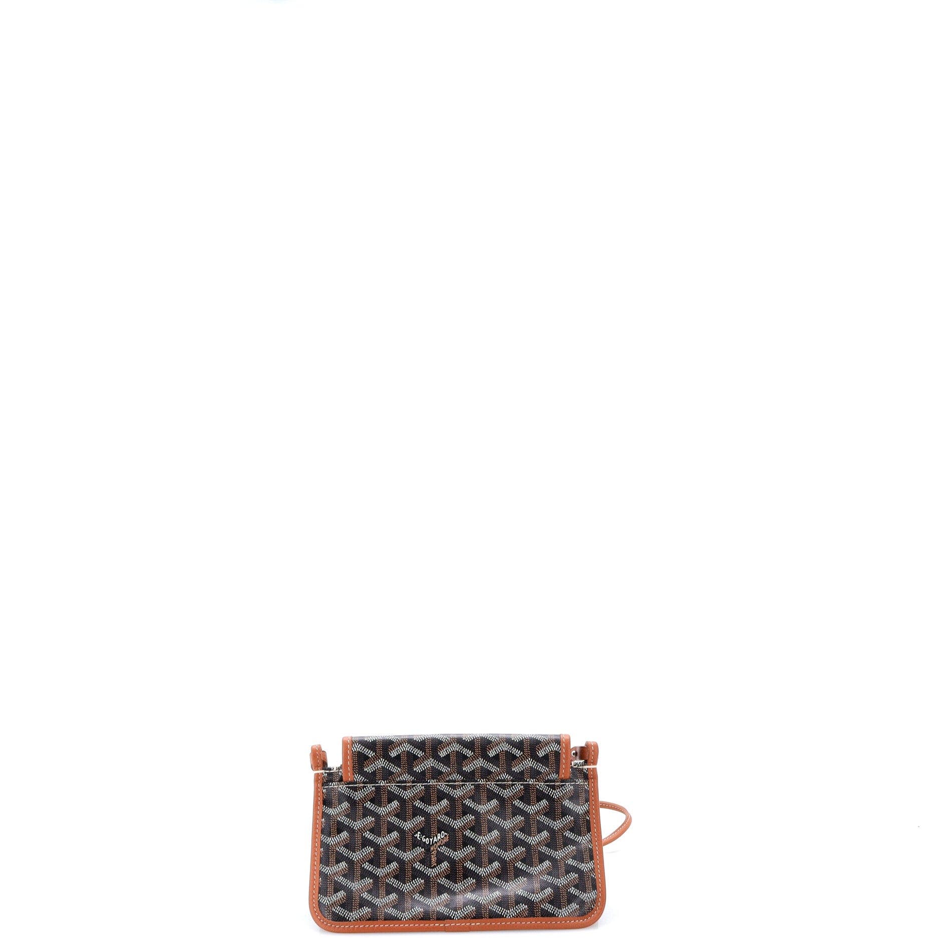 Plumet Clutch Wallet Coated Canvas, Alternate, color, Brown