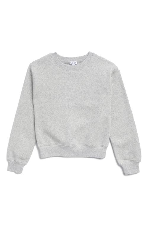 Splendid Kids' Dream Supersoft Sweatshirt in Light Heather Grey at Nordstrom, Size 14