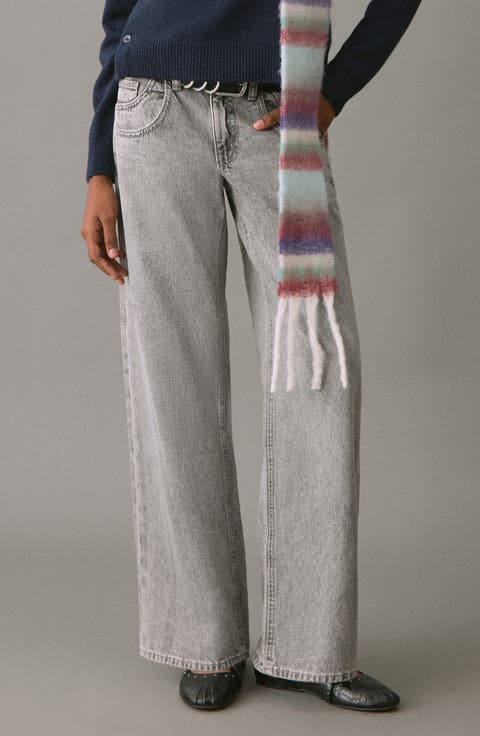 Low Rise Straight Leg Jeans