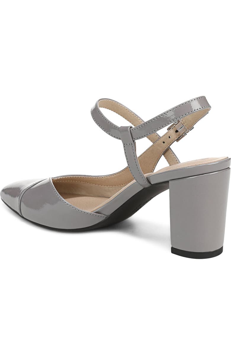 LifeStride Raelynn Slingback Half d'Orsay Pointed Toe Pump, Alternate, color, Ultimate Grey