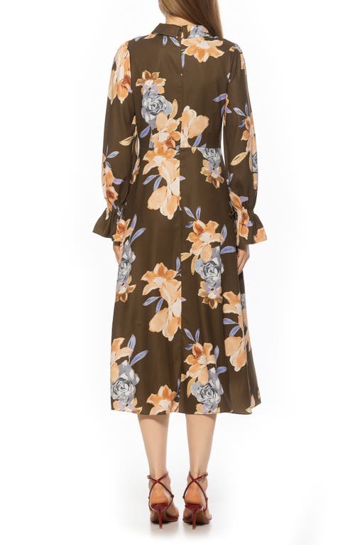 Alexia Admor Lana Fit & Flare Midi Dress