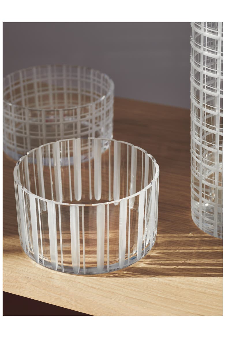 Cut In Number Small Serving Bowl, Alternate, color, CLEAR