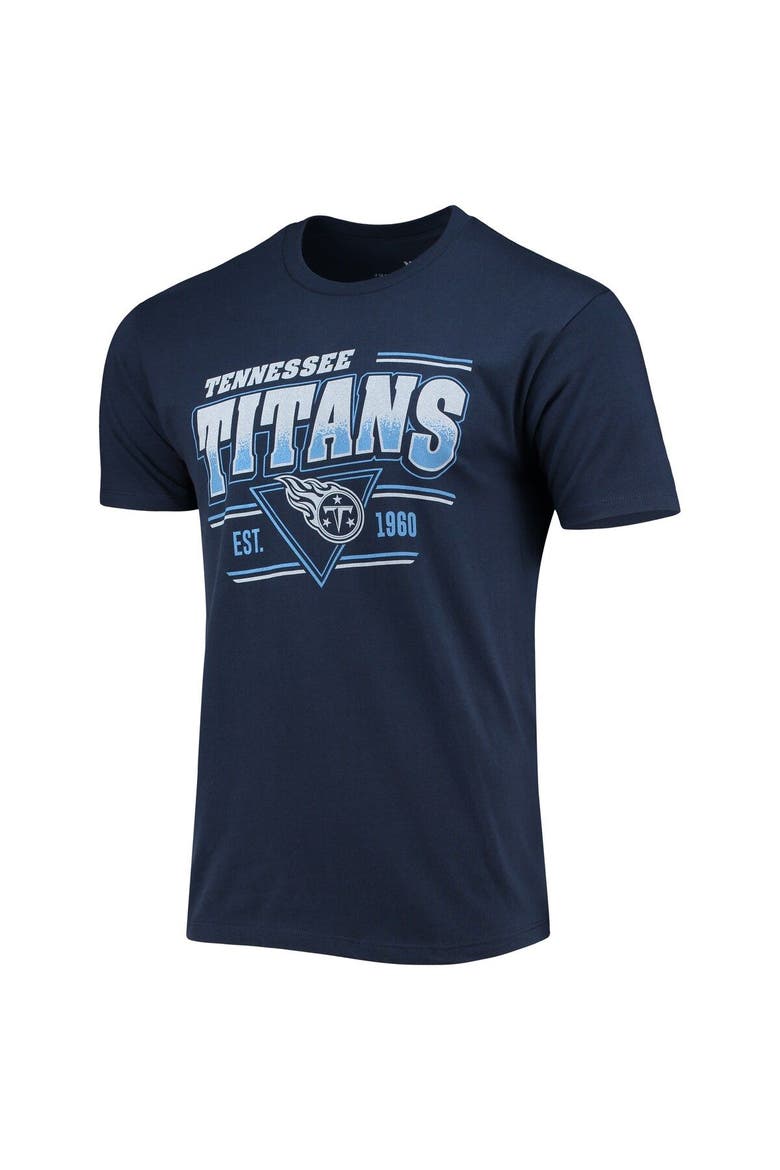 Men's Junk Food Navy Tennessee Titans Throwback T-Shirt, Alternate, color, Navy
