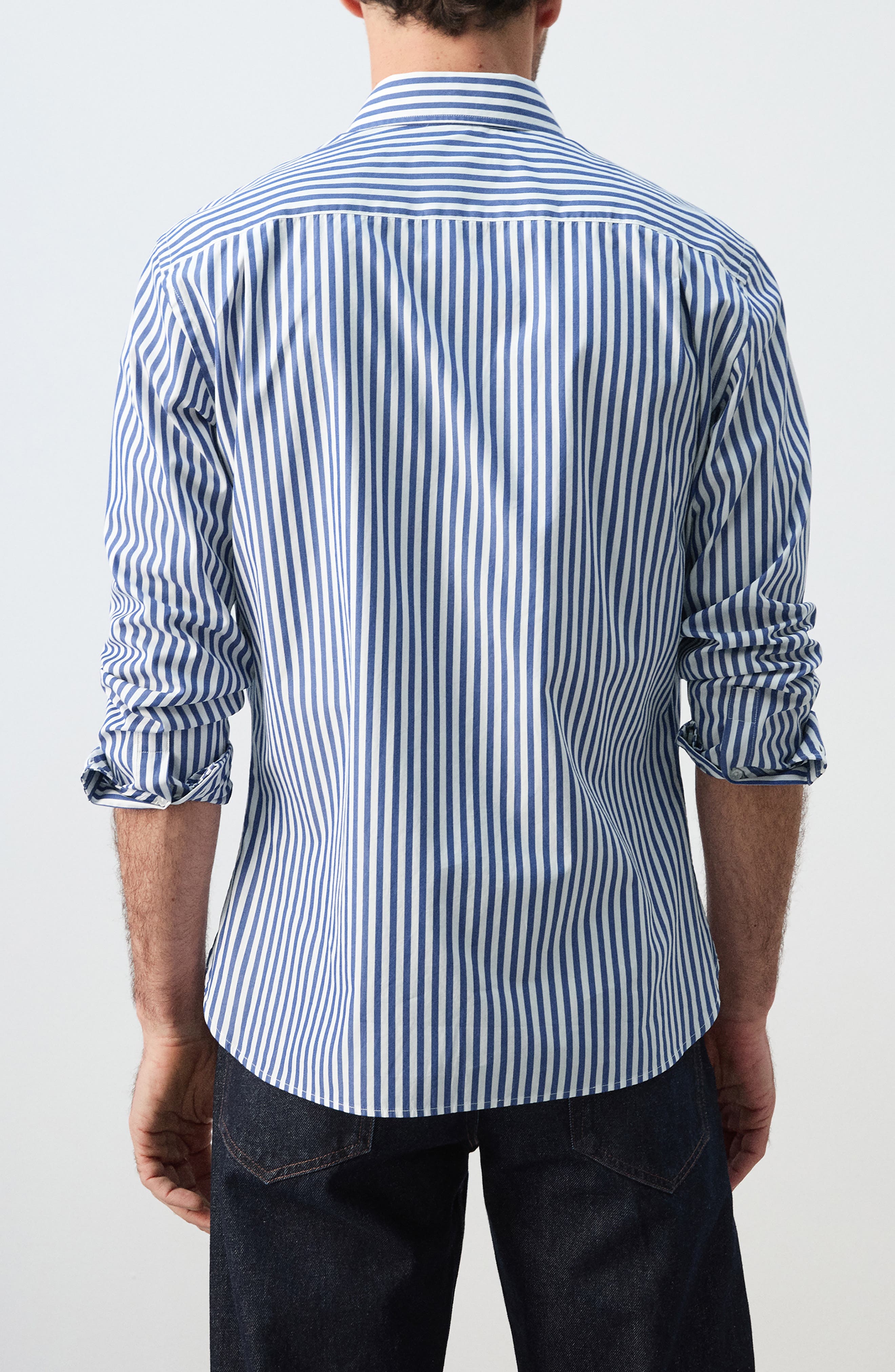 Regular Fit Stripe Button-Up Shirt - image 4