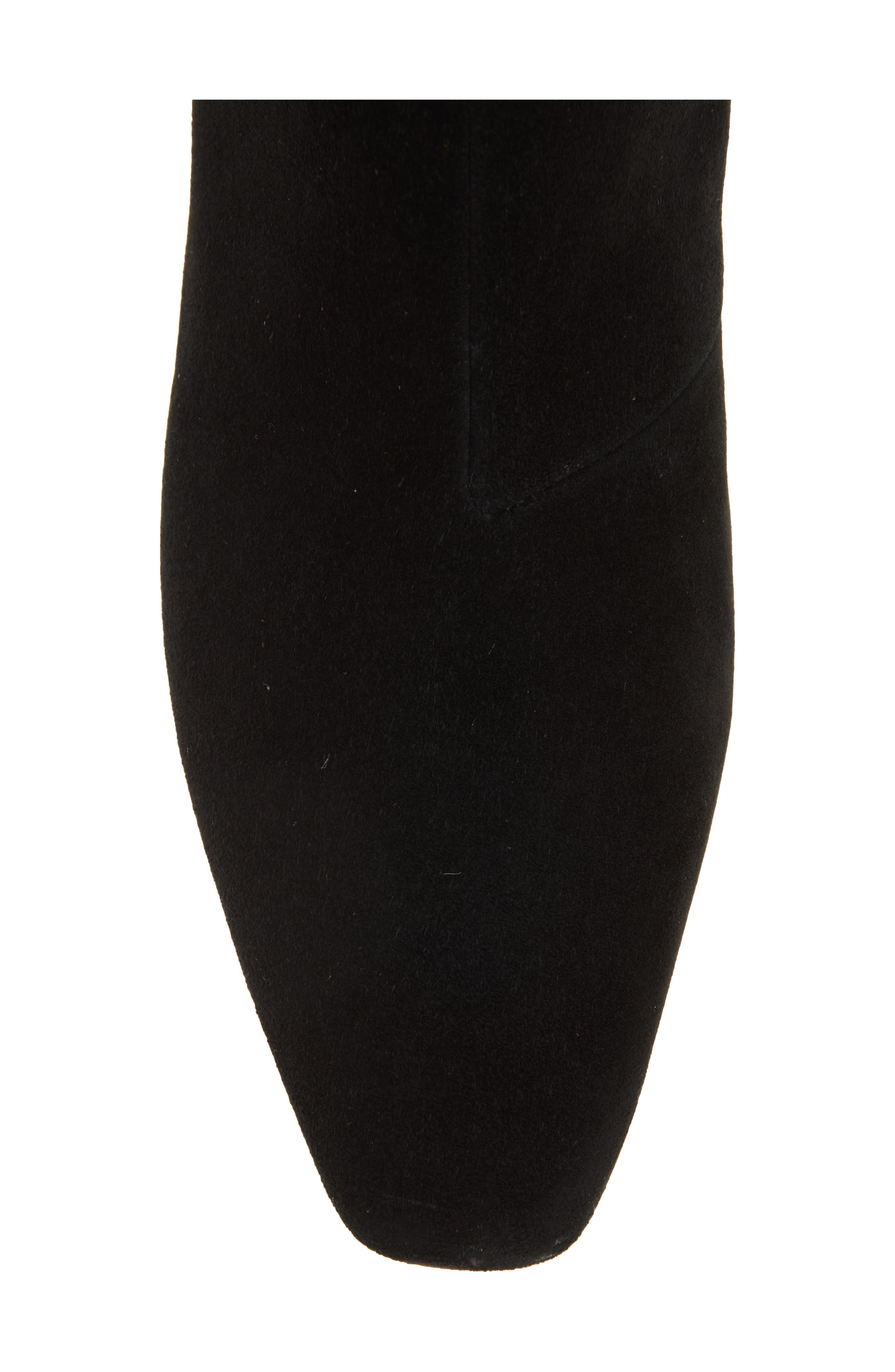 Siya Leather Bootie, Alternate, color, BLACK