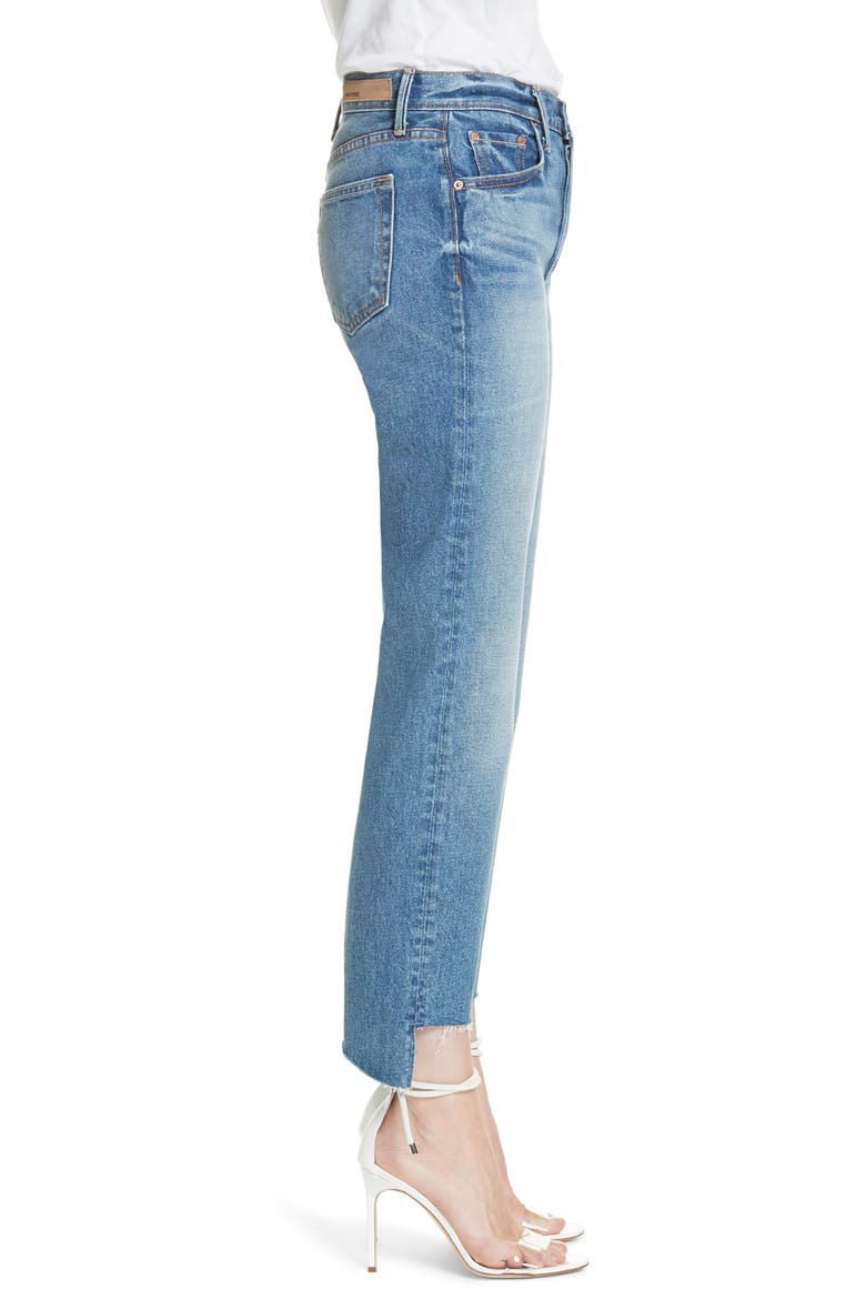 Helena Step Hem Straight Jeans, Alternate, color, TURN BLUE