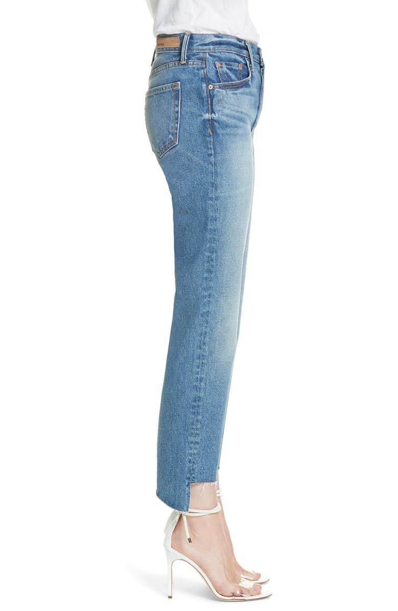 GRLFRND Helena Step Hem Straight Jeans, Alternate, color, 
