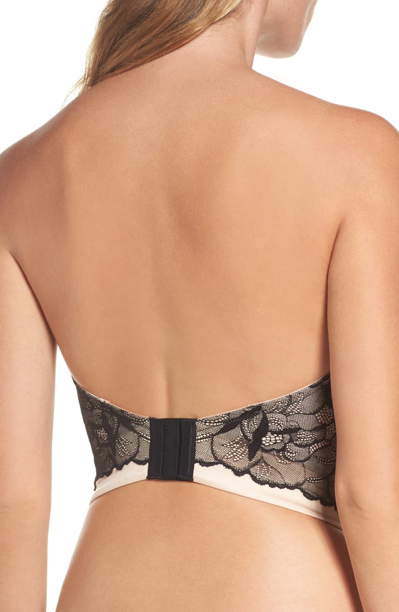 Le Mystère Sensuelle Convertible Underwire Bustier, Alternate, color, 