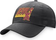 TOP OF THE WORLD Men's Top of the World Charcoal Arizona State Sun Devils Slice Adjustable Hat