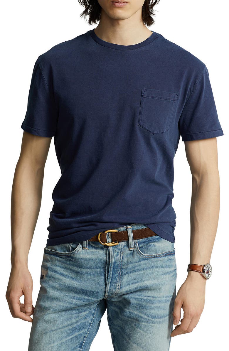 Polo Ralph Lauren Cotton Pocket T-Shirt, Main, color, 