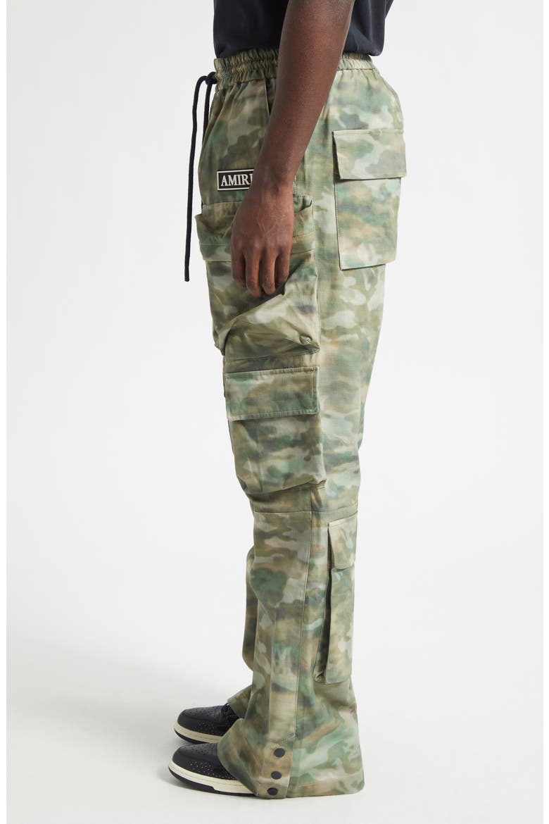 Camo Print Drawstring Cargo Pants, Alternate, color, CAMO