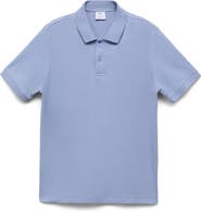 MANGO Regular Fit Cotton Pique Knit Polo