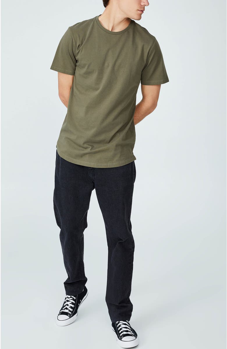 Cotton On Men's Organic Longline T-Shirt, Alternate, color,