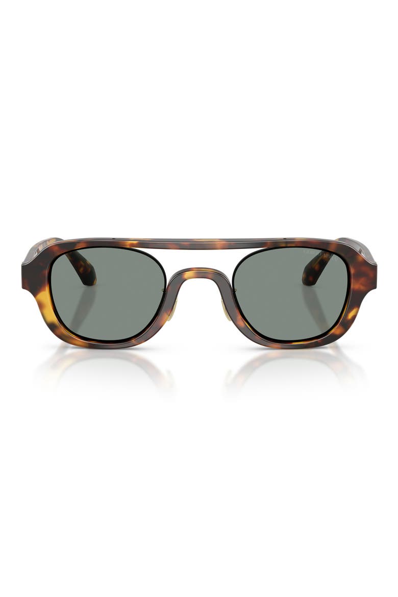 48mm Irregular Sunglasses, Main, color, BROWN TORTOISE / GREY