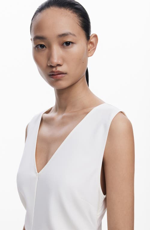 Desigual Sleeveless Maxi Dress In White