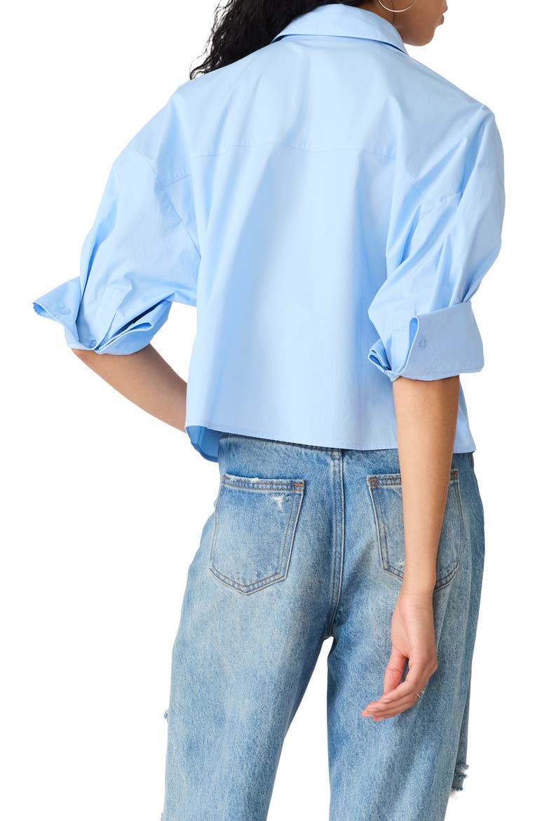 Callahan Embellished Crop Shirt, Alternate, color, CORSAIR